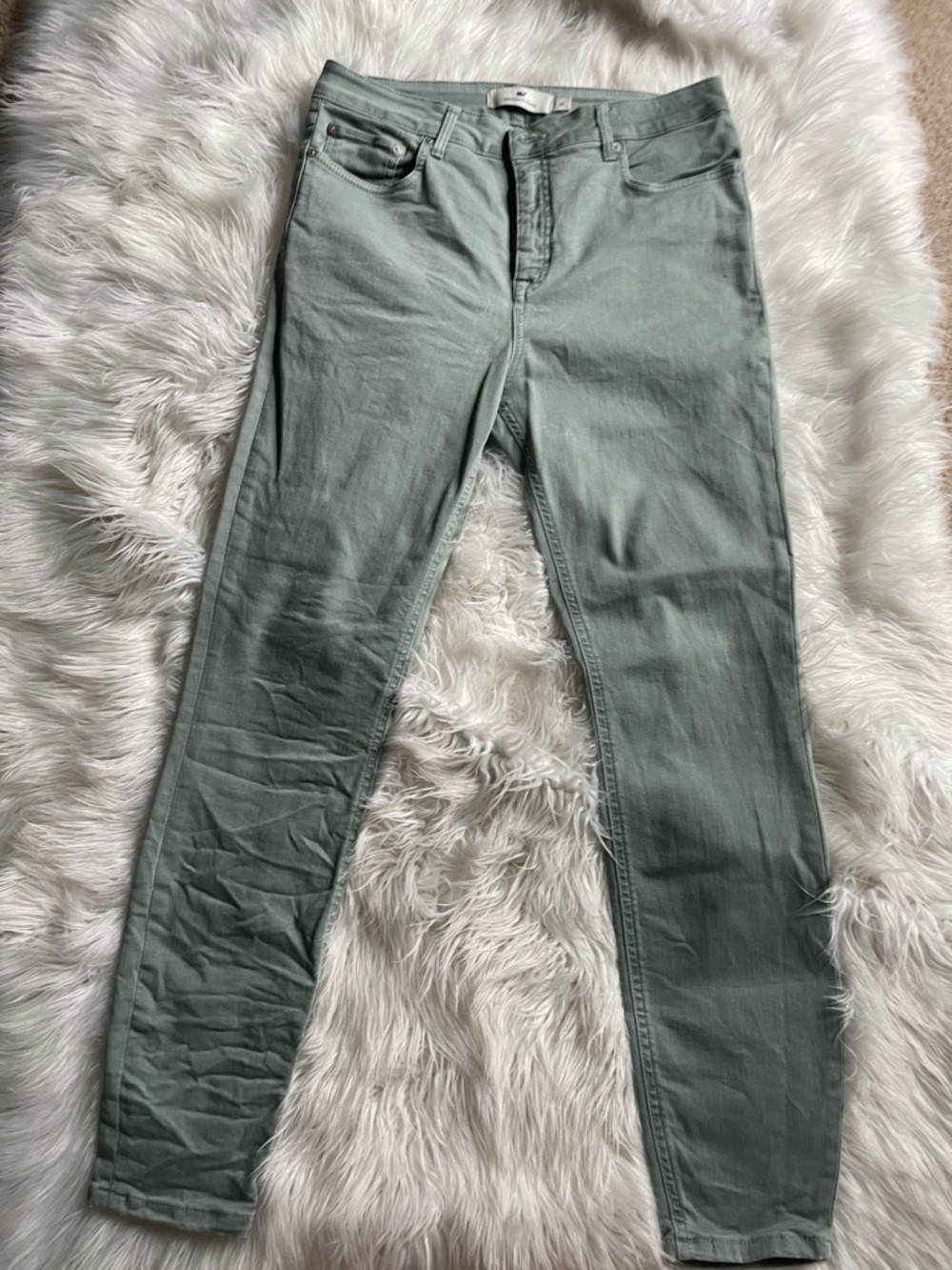 Vineyard Vines Light Sage Green Skinny Jeans